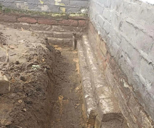 Fundering vochtbestrijding