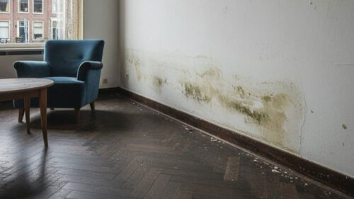 Hoe ontstaat schimmel in de woonkamer